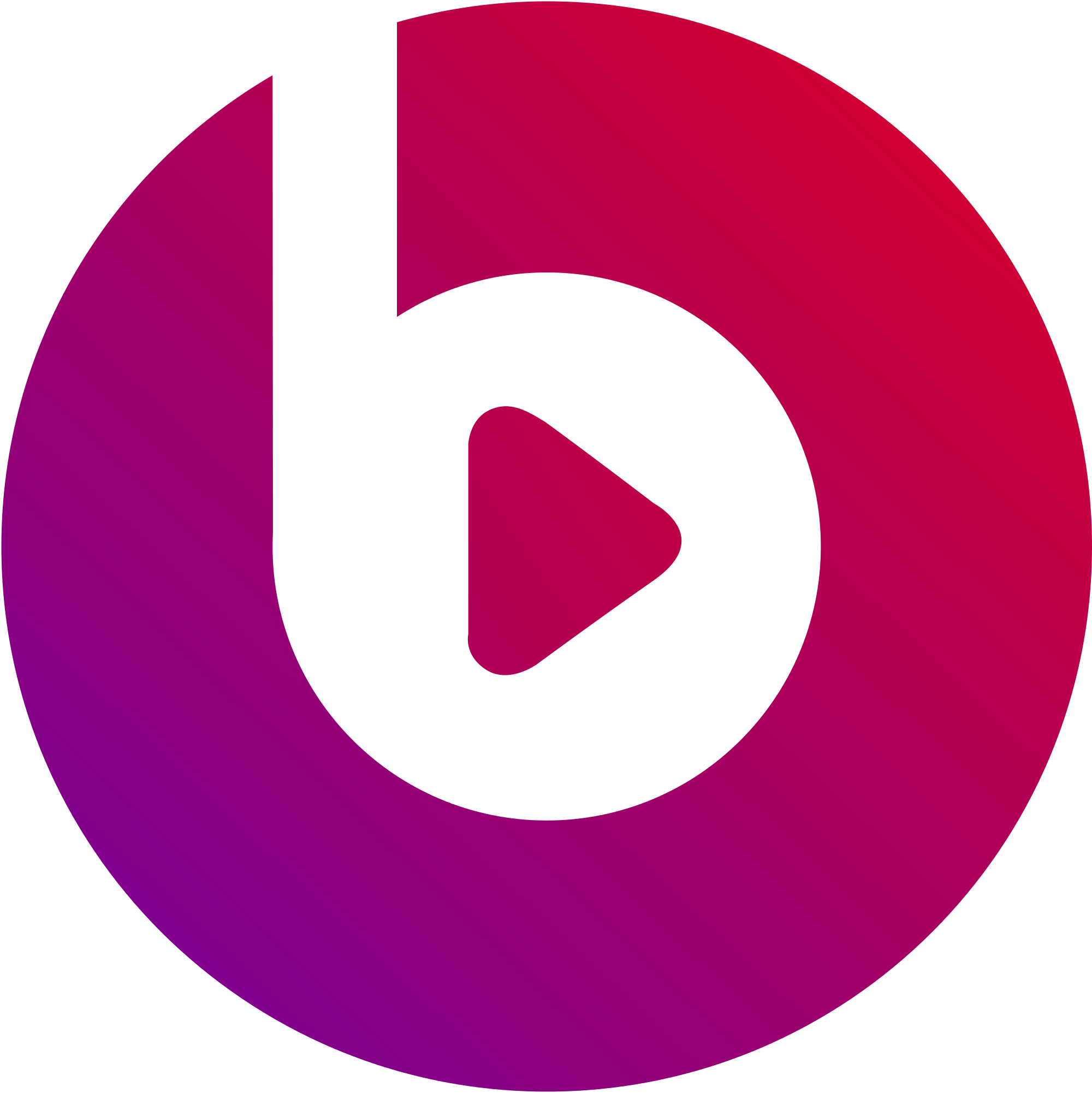 Beats Logo - Beats Music Logo Png Clipart (2000x2002), Png Download