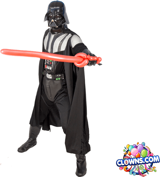 Darth Vader Star Wars - Clown Clipart (727x646), Png Download