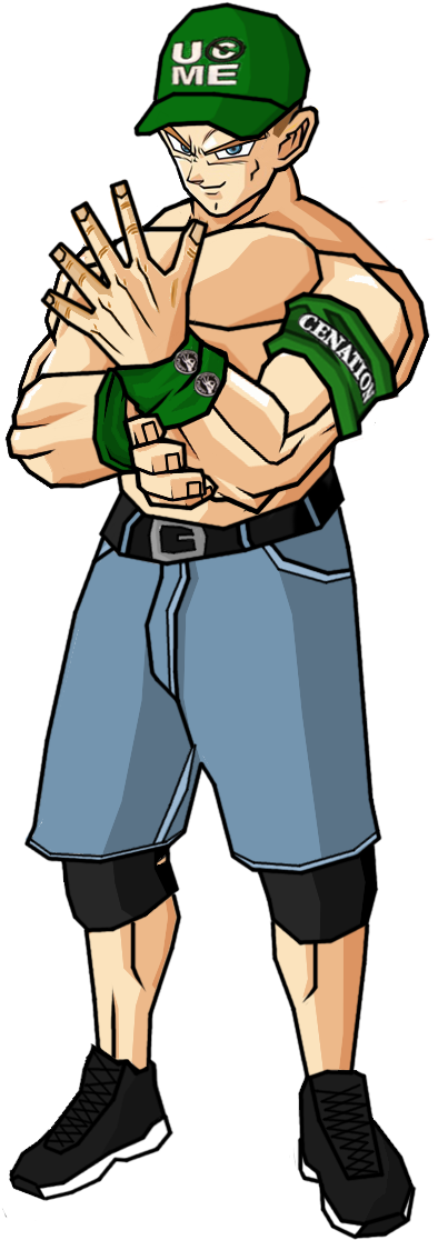 John Cena By Legofrieza Clipartlook - John Cena Png Cartoon Transparent Png (434x1174), Png Download