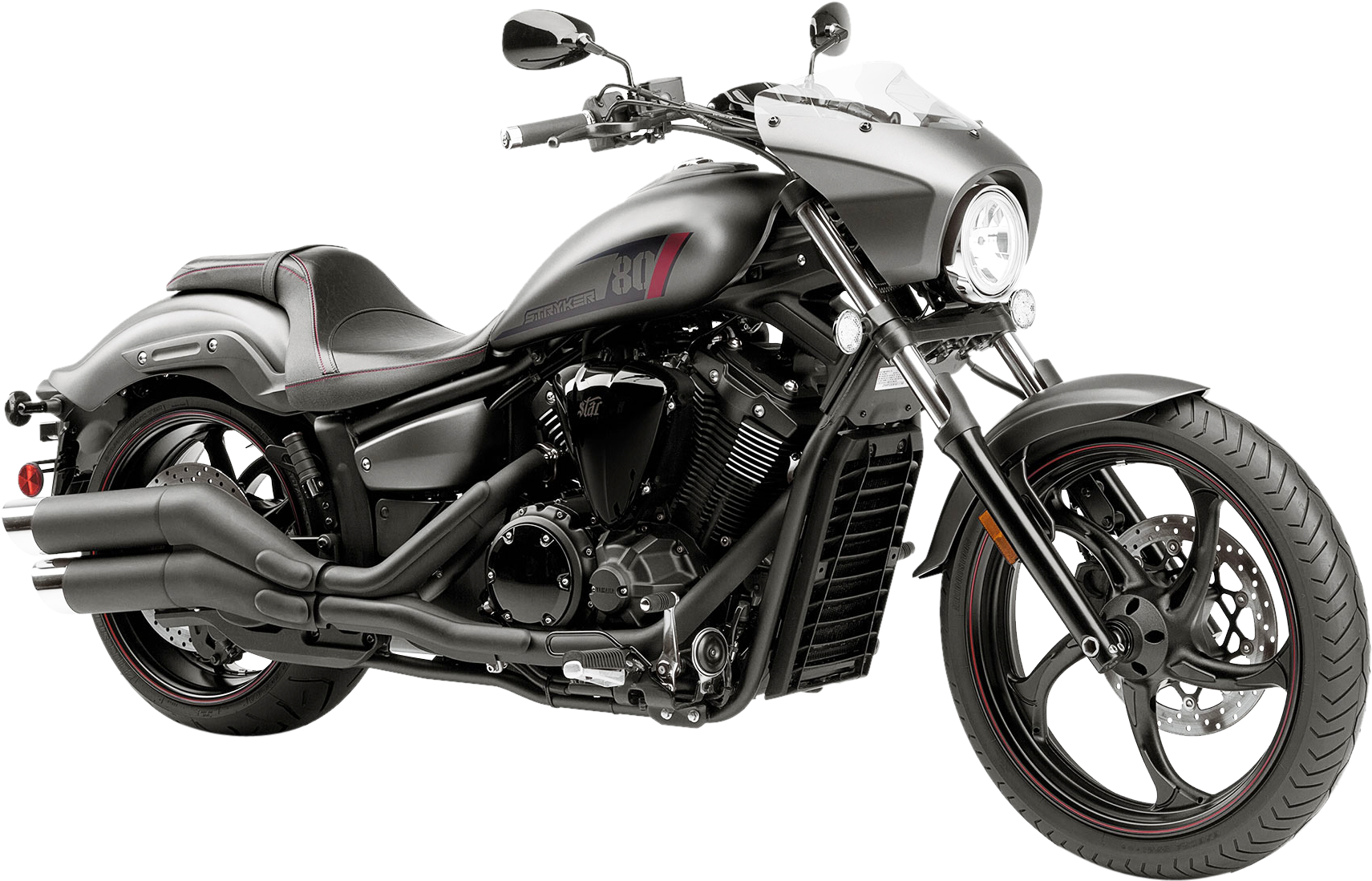 Yamaha Stryker Bullet Cowl Cruiser Motorcycle Bike - 2018 Yamaha Stryker Clipart (1778x1184), Png Download