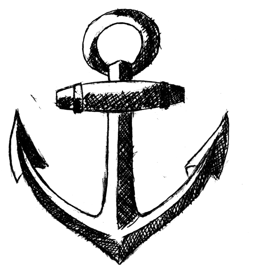 Anchor Png Photo - Anchor Henna Clipart (849x897), Png Download