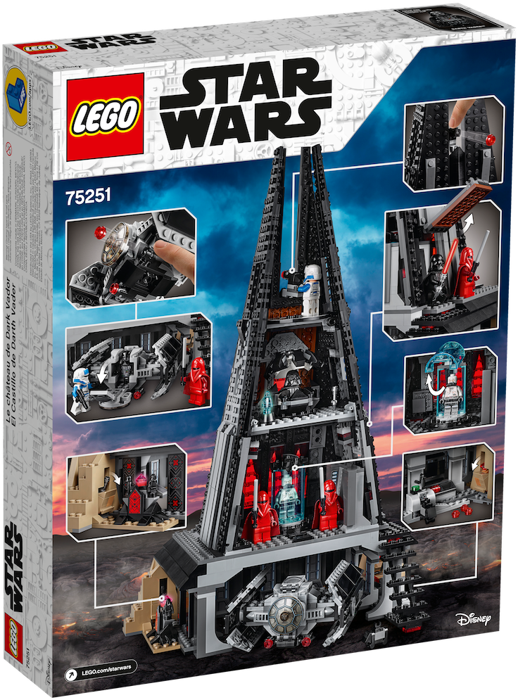 Darth Vader Castle Set - Lego Star Wars 75251 Clipart (1024x1024), Png Download