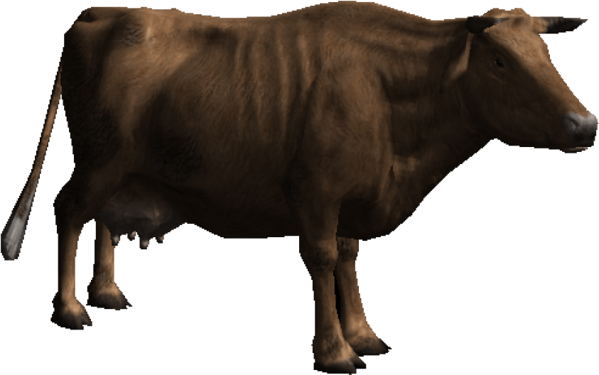 Free Png Download Cow Png Images Background Png Images - Cattle Clipart (850x537), Png Download