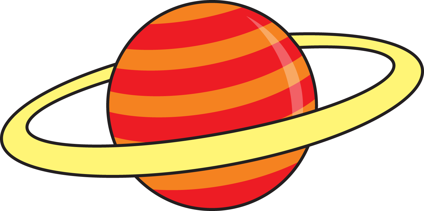 Space Clipart Kid Png - Clip Art Planet Transparent Png (1486x742), Png Download