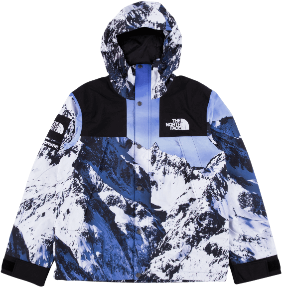 Supreme Tnf Mountain Parka Clipart (1000x600), Png Download