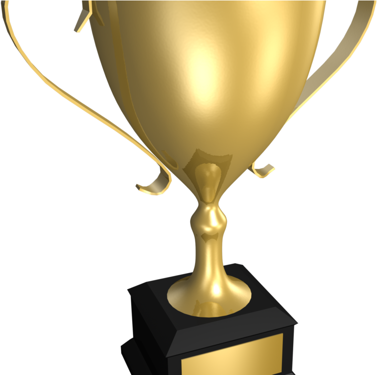 Trophy Cup Png Transparent Image - Trophy Png 3 Clipart (1024x768), Png Download