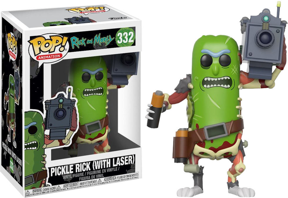 Pickle Rick Funko Pop Clipart (980x673), Png Download