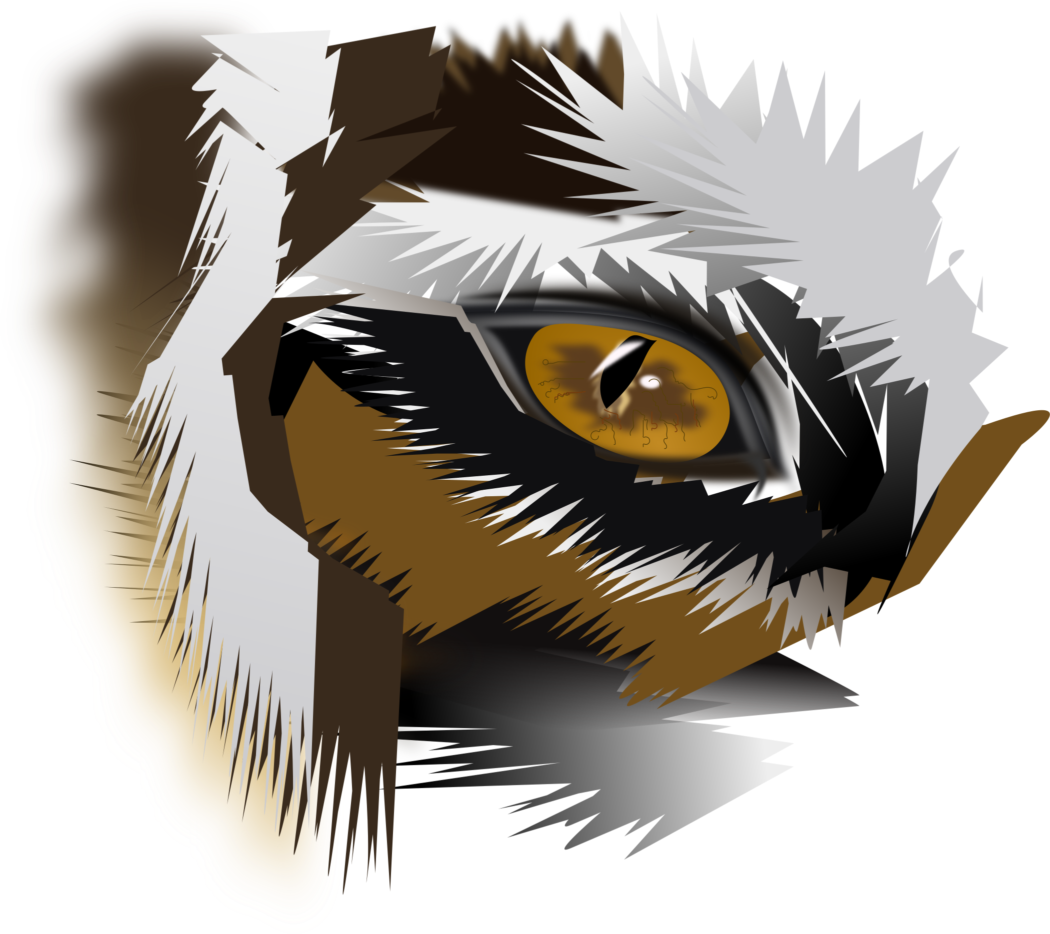 This Free Icons Png Design Of Eye Of The Tiger Clipart (2400x2100), Png Download