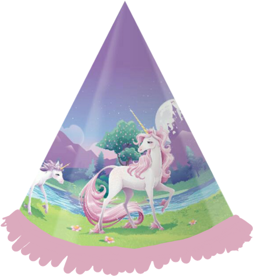 Unicorn Birthday Hat Prop Birthdayhat Happybirthday - Chapeau De Fete Licorne Clipart (1024x1183), Png Download