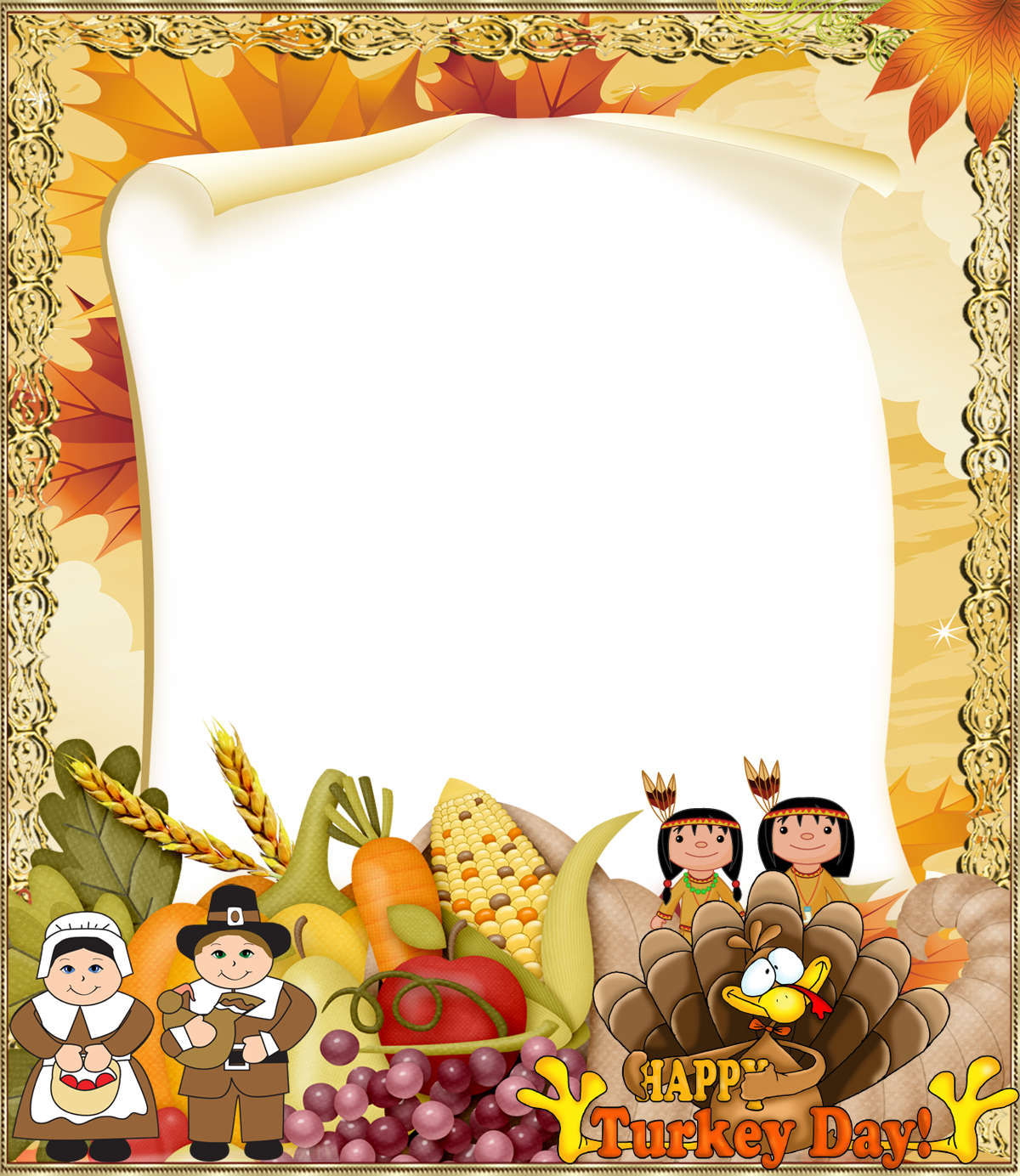 Thanksgiving Background, Happy Thanksgiving, Png Photo, - Thanksgiving Fram...