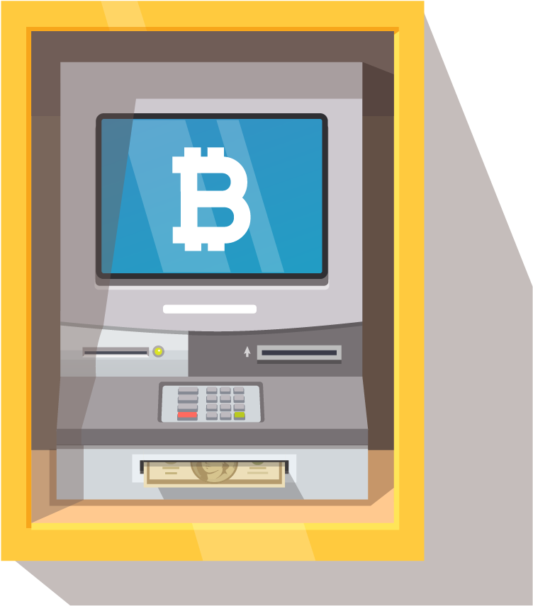 Easiest Ways To Buy Bitcoins In Canada - Atm Ka Full Form Clipart (1261x921), Png Download