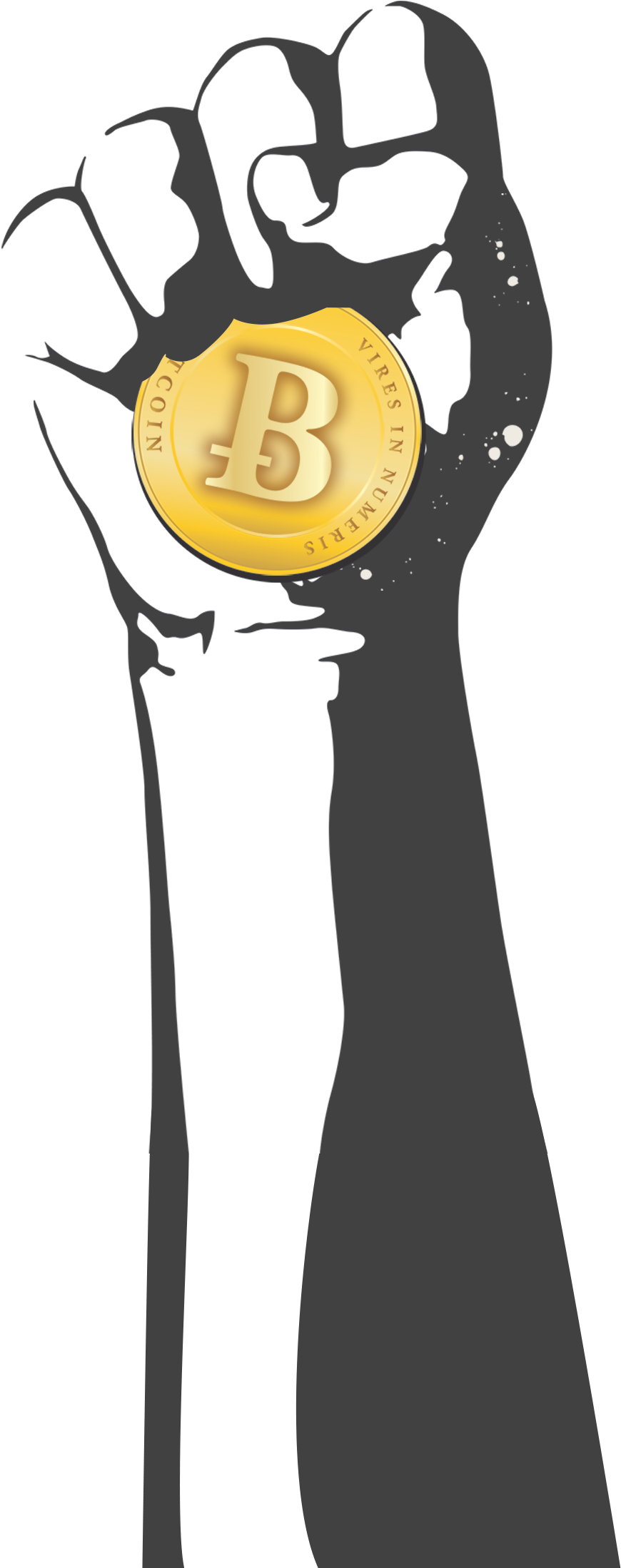 Rise And Rise Of Bitcoin Poster Clipart (2860x2438), Png Download