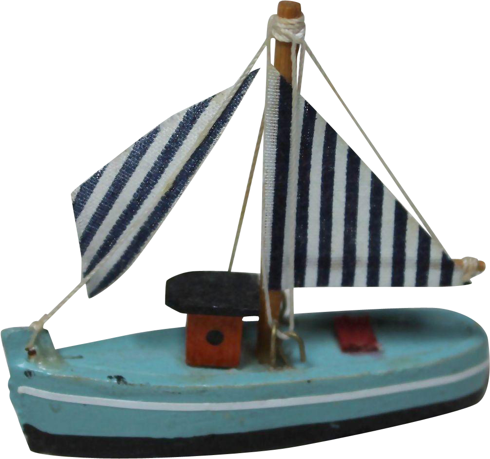 Toy Boat Png - Wood Toys Boat Vintage Clipart (1003x1003), Png Download