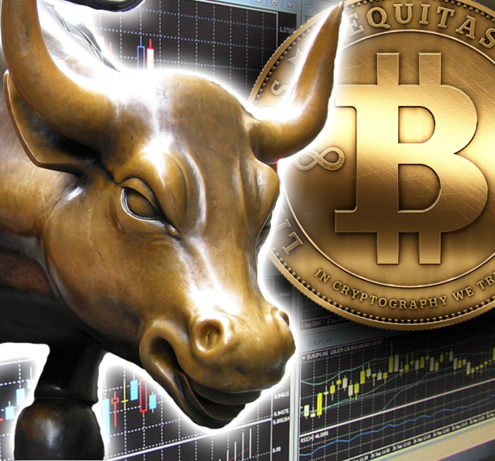 Bitcoin Headed Over $90,000 - Charging Bull Clipart (701x653), Png Download