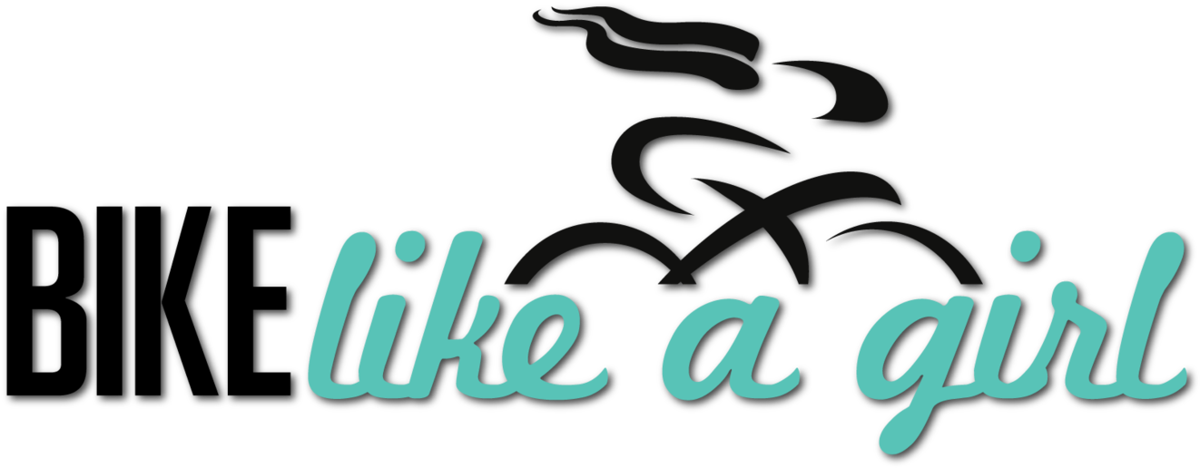 Drop A Like Png - Logo Girl On Bike Clipart (1500x626), Png Download