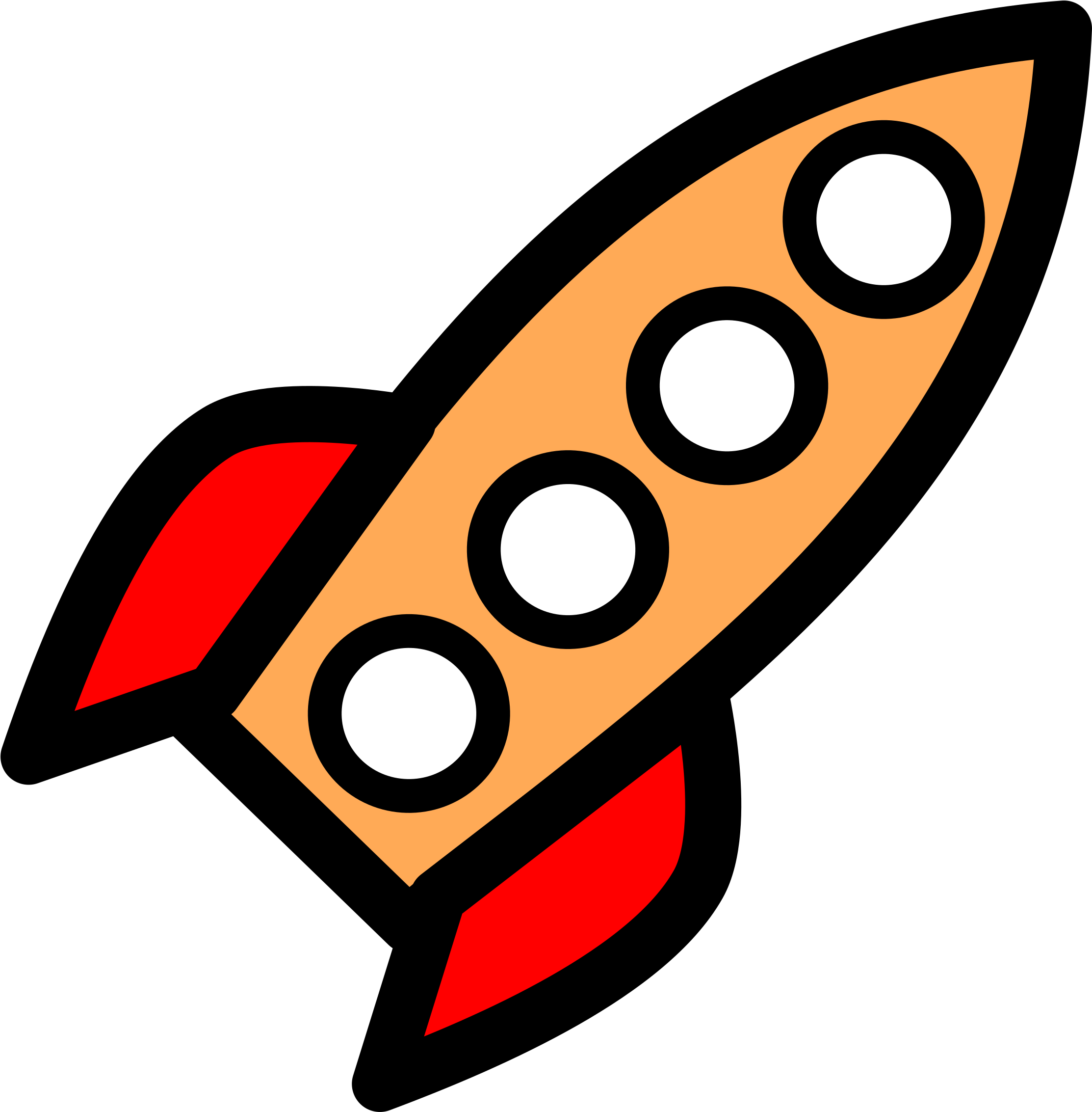 This Free Icons Png Design Of Four Window Rocket Clipart (2361x2400), Png Download