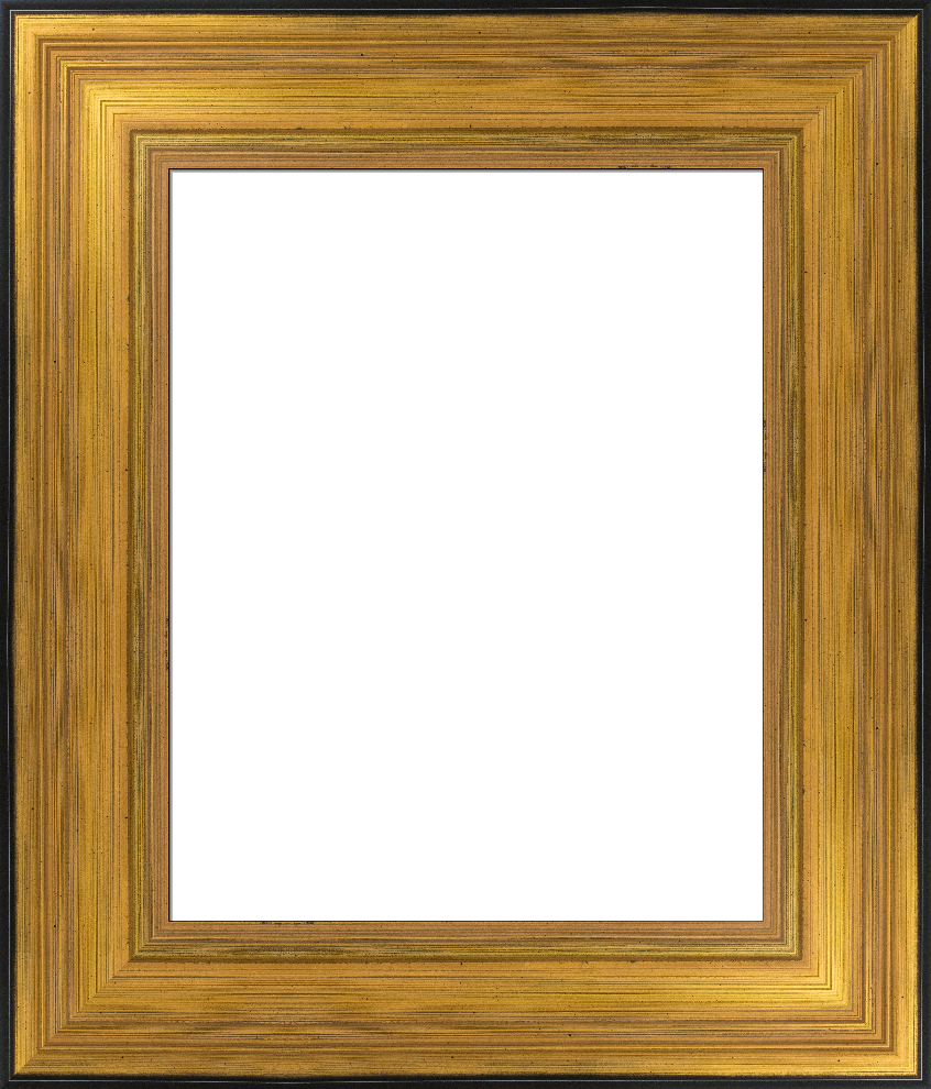 Antique Gold Leaf Frame Clipart (846x990), Png Download