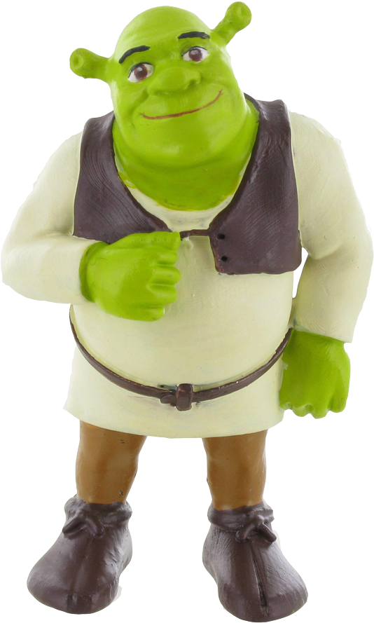 Shrek Mini Figure Shrek 9 Cm , Png Download Clipart (534x889), Png Download