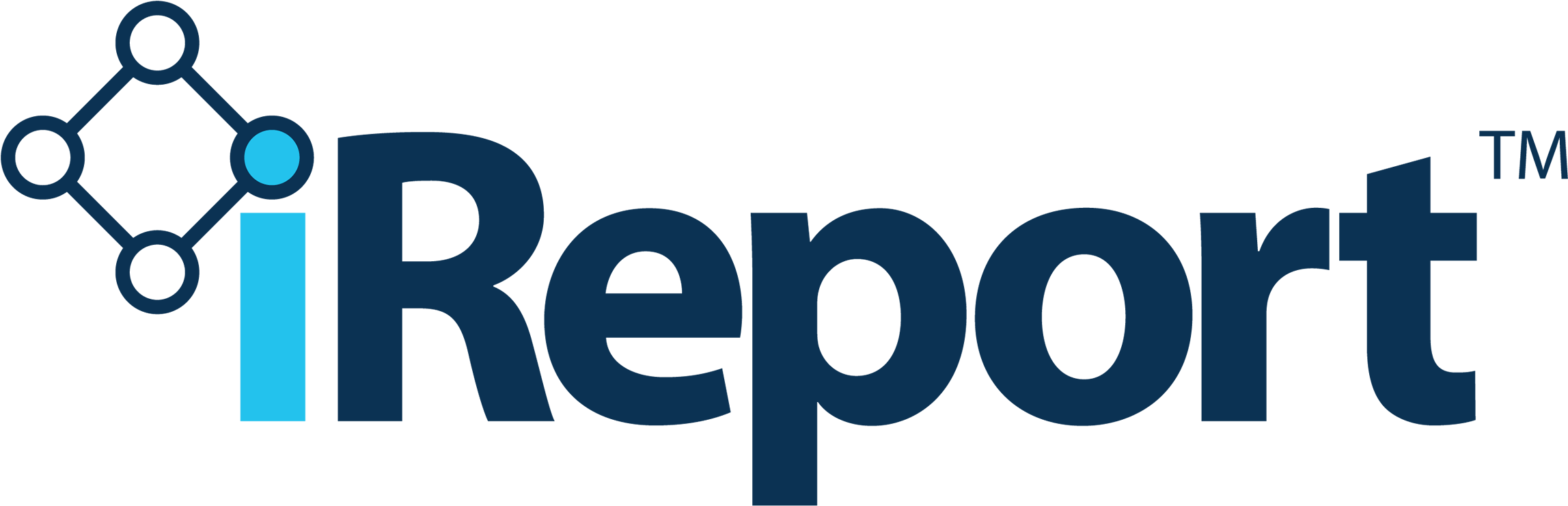 Facebook Logo Png Transparent Background - Ireport Logo Clipart (2295x740), Png Download