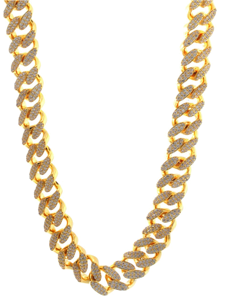 Pure Gold Chain Png Photo - Mens Gold Necklace Clipart (1024x1024), Png Download