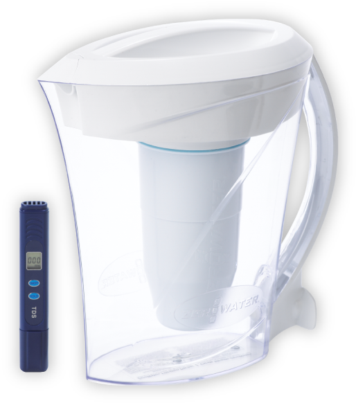 Zerowater 8-cup Clear Pitcher - Cup Clipart (680x680), Png Download