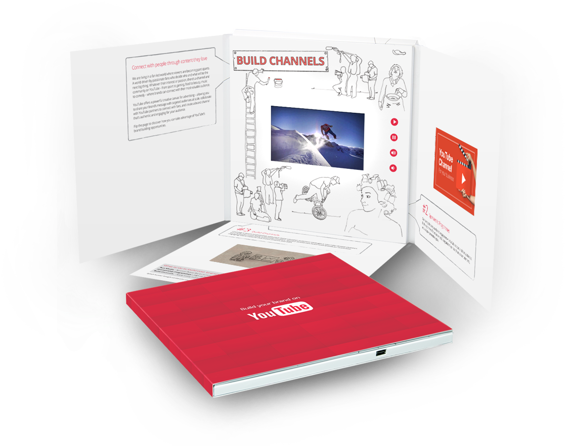 Video Brochures - Graphic Design Clipart (1126x942), Png Download