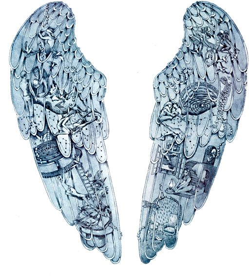 Questionwhat Do The Images In The Angel Wings Signify - Coldplay Ghost Stories Png Clipart (680x588), Png Download