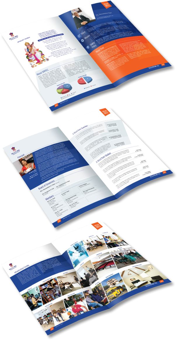 College And Campus Brochures Design - Brochure Clipart (613x1200), Png Download