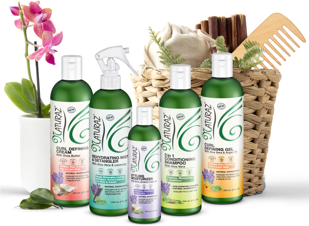 Naturaz Hair Bundle - Cosmetics Clipart (1061x776), Png Download