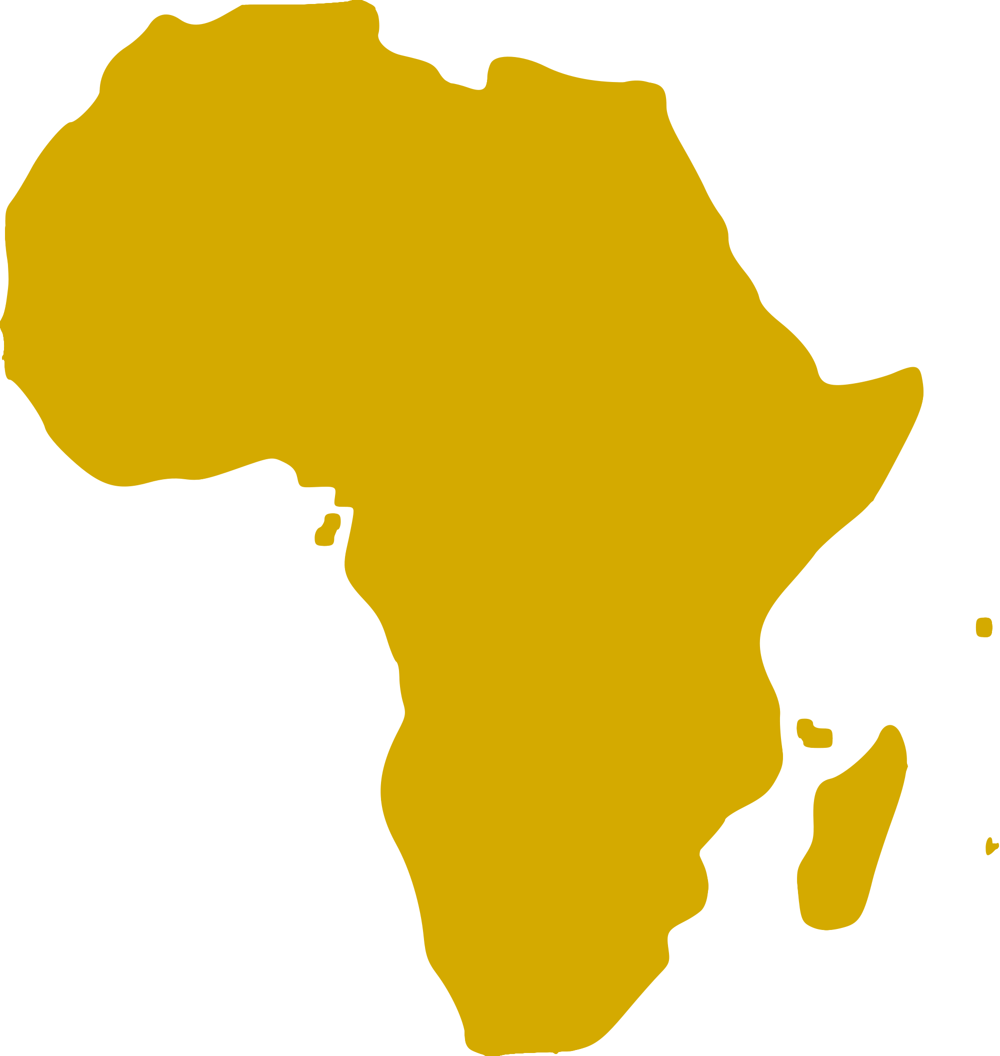 Transparent Stock Africa Svg - Continent Of Africa Clipart (2000x2111), Png Download