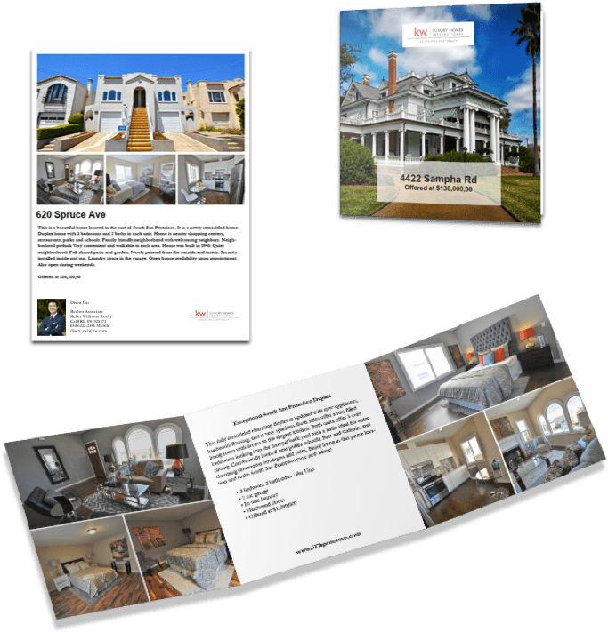 Print-ready - Real Estate Brochure Printers In South Bay Clipart (683x711), Png Download