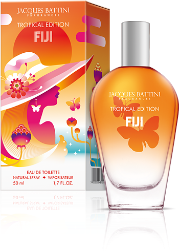 Fiji Tropical Edition - Perfume Clipart (608x553), Png Download