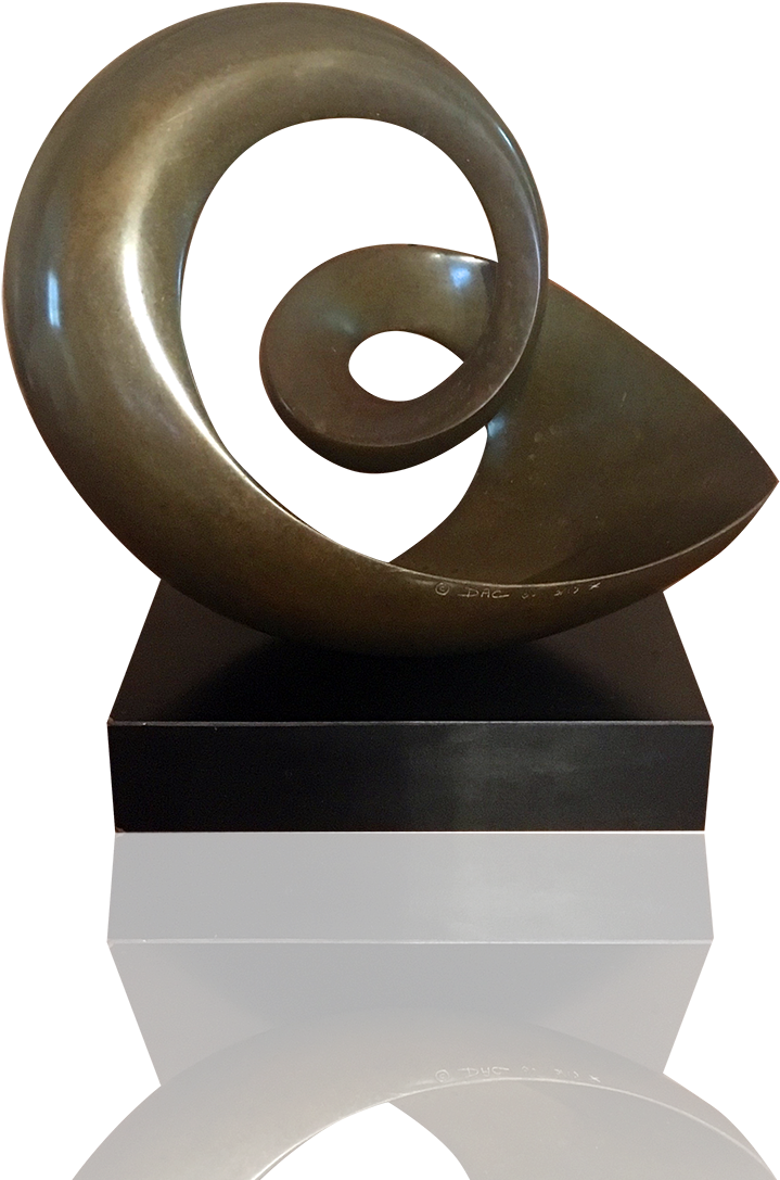 David Allan Chamberland [1949- ] Modernist Sculpture - Bronze Sculpture Clipart (1400x1400), Png Download