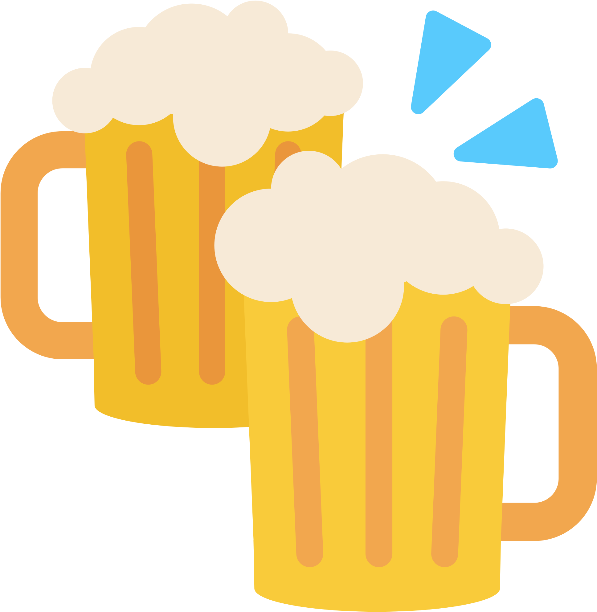 Emoji Cerveja , Png Download - Emoji Cerveza Png Clipart (1937x1986), Png Download