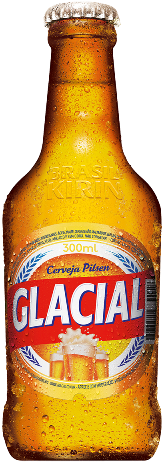 Glacial Lança Garrafa Retornável De 300 Mililitros - Cerveja Glacial Litrinho Clipart (381x945), Png Download
