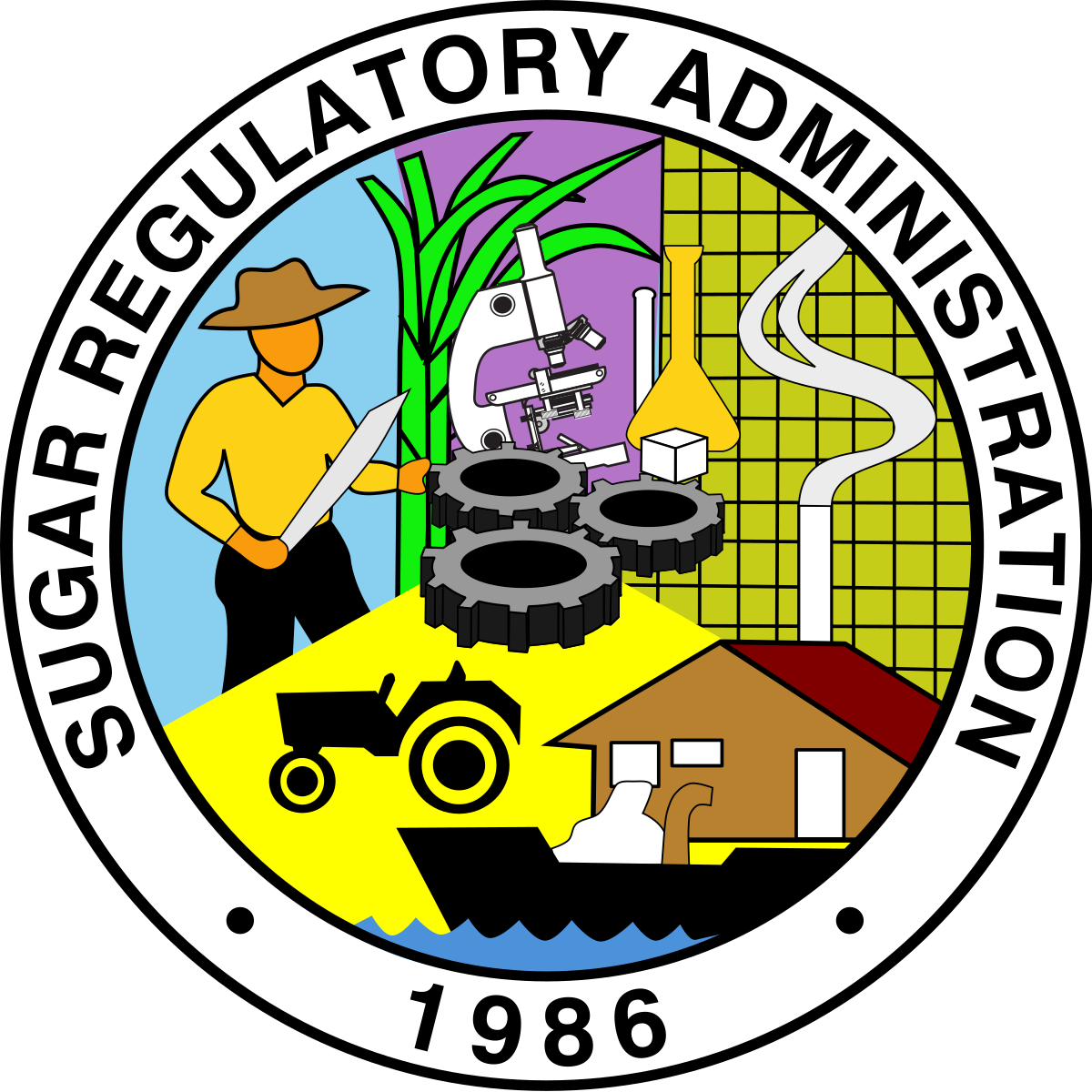 Sugar Regulatory Administration - Sugar Regulatory Administration Logo Clipart (1200x1200), Png Download