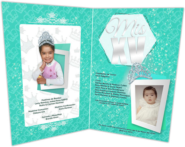 Quinceañera - - Photographic Paper Clipart (640x640), Png Download