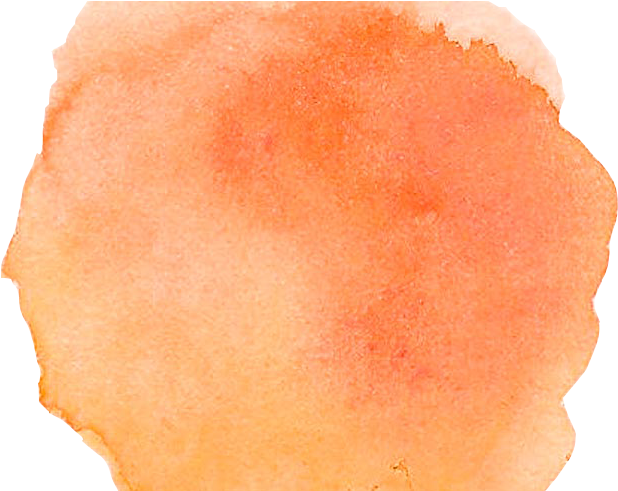 Watercolor Swatch Png Orange Clipart (790x490), Png Download