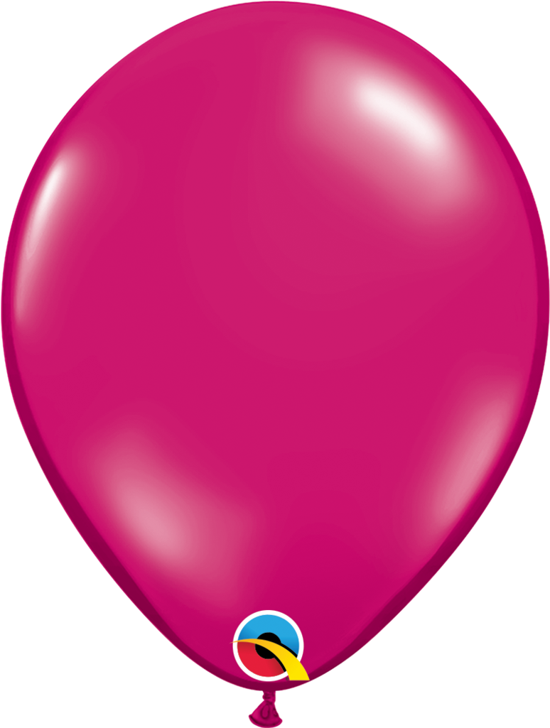 Jewel Magenta 5" Balloons - Balloons Clipart (774x1025), Png Download