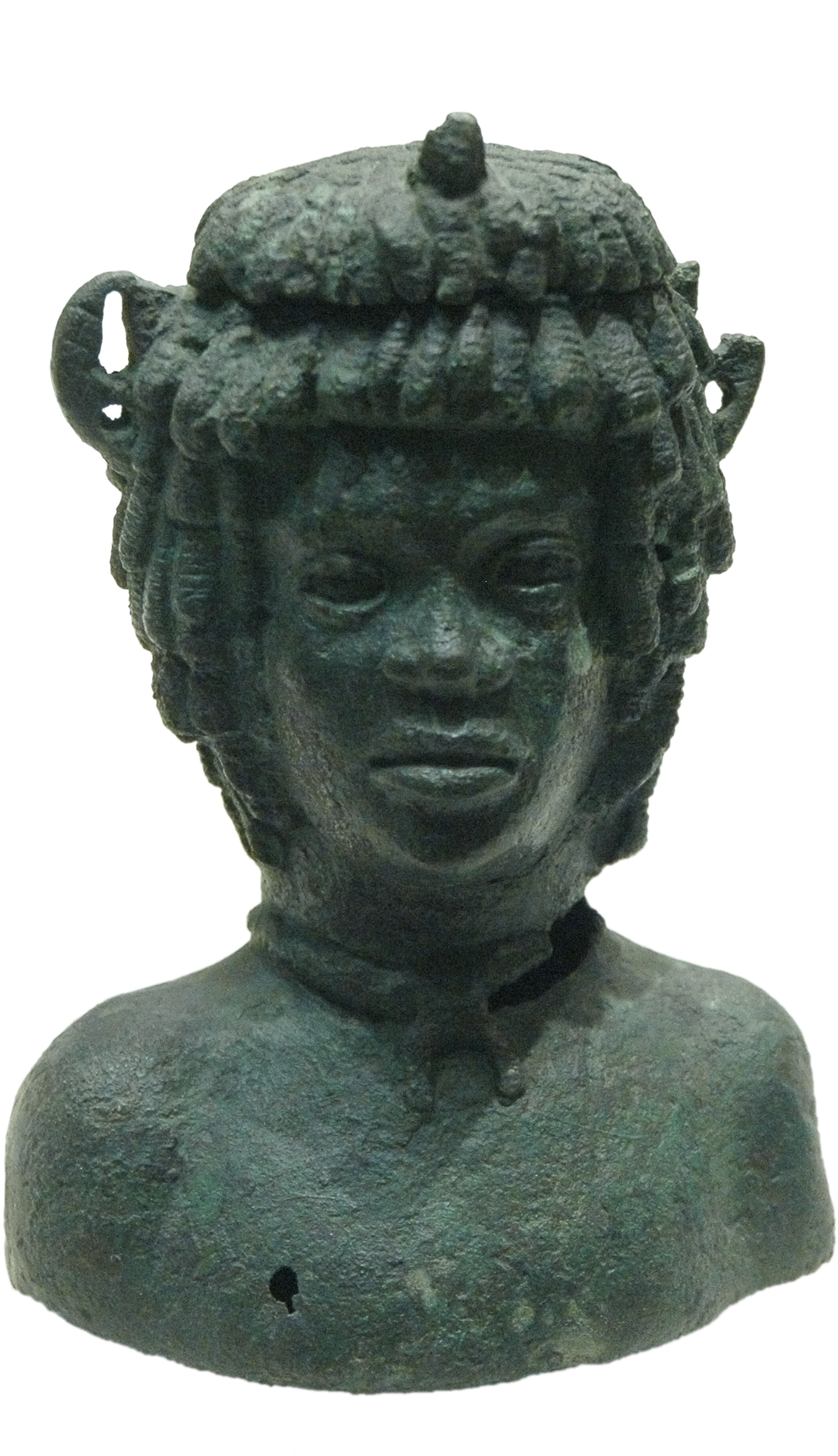 Head Black Youth Louvre Br2946 - Bust Clipart (1390x1850), Png Download