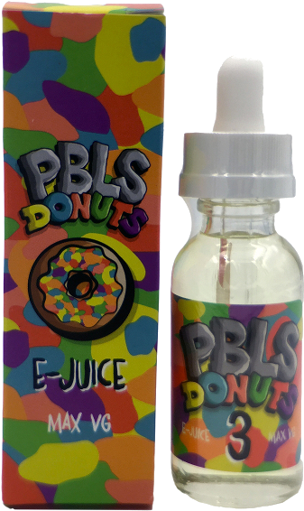 Pebbles Eliquid - Donut Vape Juice Clipart (600x600), Png Download