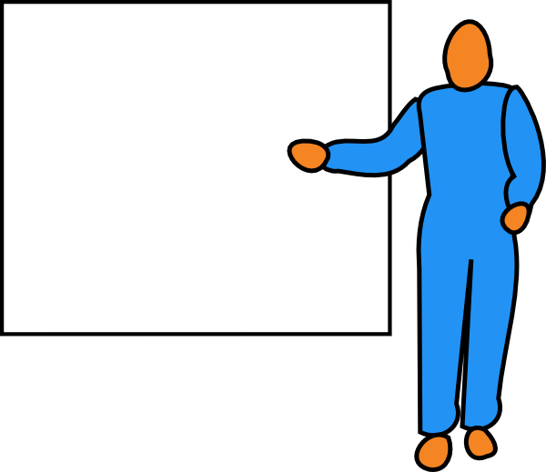 Small - Clipart Presenter - Png Download (600x519), Png Download