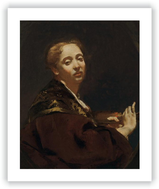 Portrait Of Giulia Lama - El Caballero De La Mano En El Pecho El Greco Clipart (680x800), Png Download