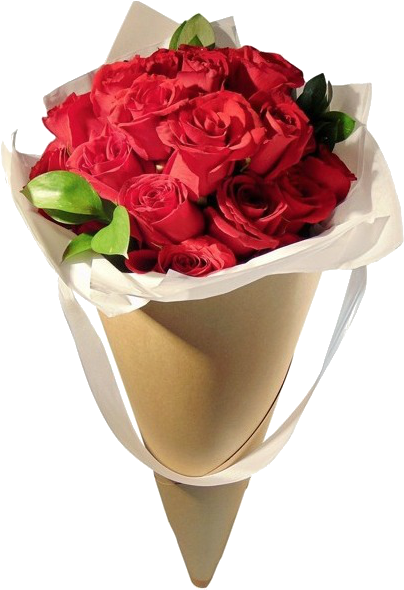 Ramo De Rosas Para Cumpleaños - Rose Bouquet Of Flowers Clipart (551x590), Png Download