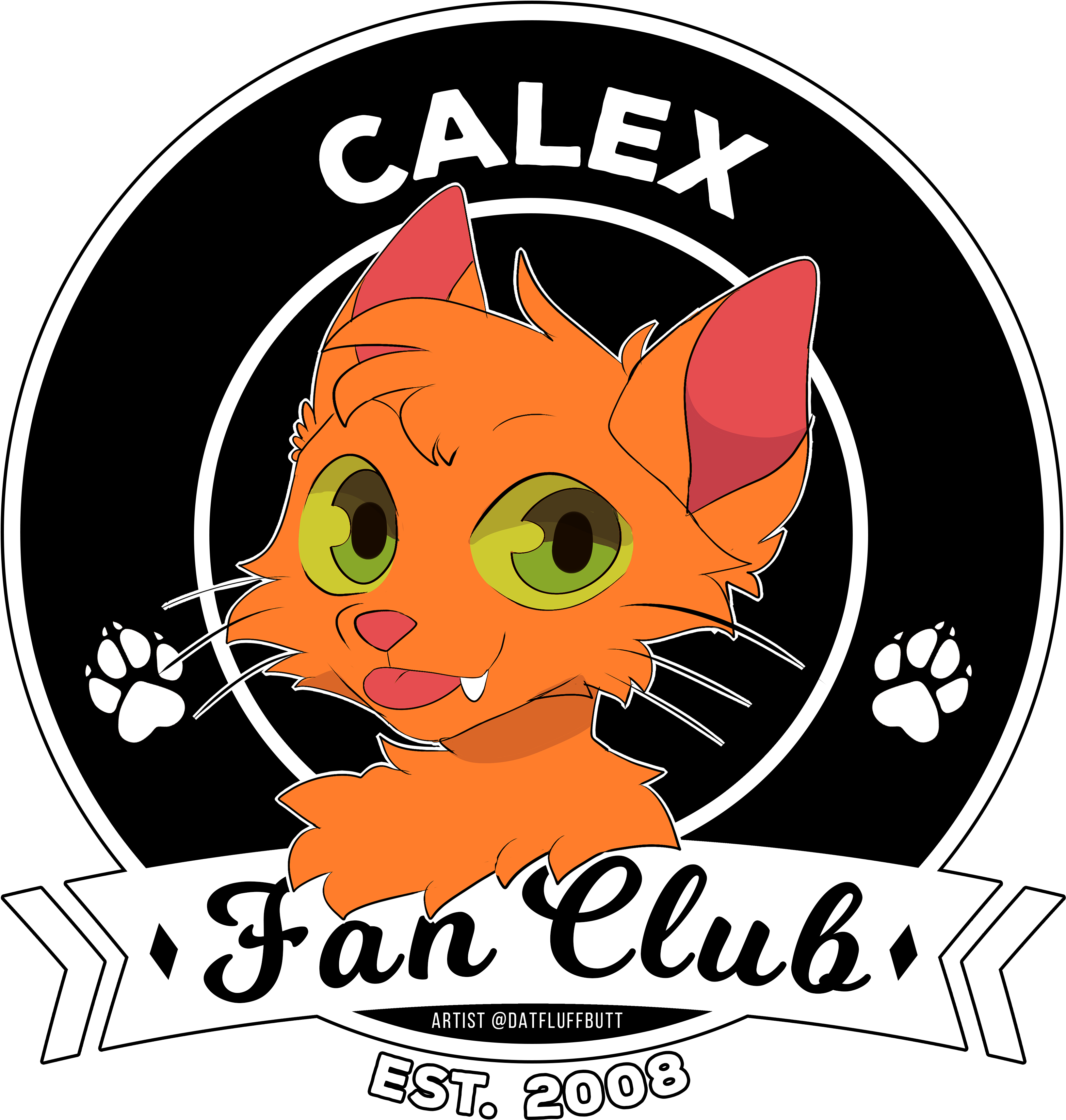 Calex Fan Club Shirt - Furry Fan Club Shirts Clipart (3304x4406), Png Download