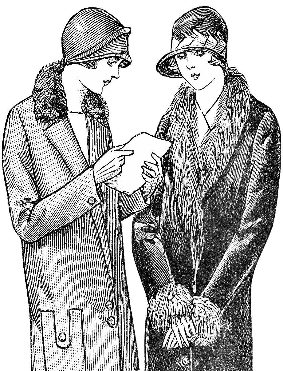 Time For Another Friday Vintage Freebie Clipart (1066x1248), Png Download