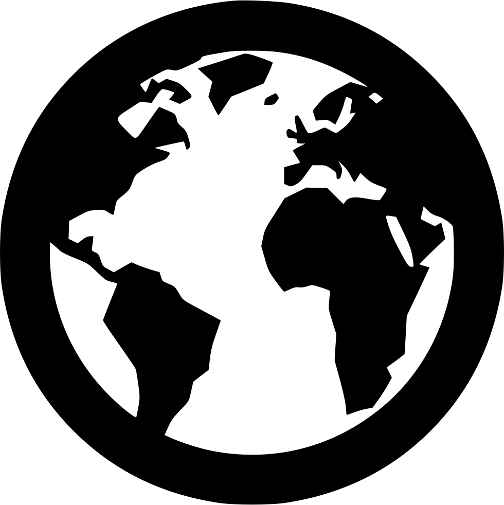 Vector Free Library Earth Svg Png Icon Free Download - World Map Clipart Borders Transparent Png (980x982), Png Download