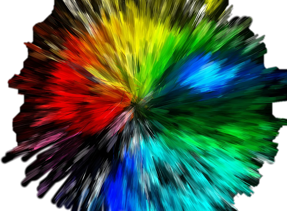#multicolor #explosion #color #colorful #paint #smoke - Hình Ảnh Chất Phóng Xạ Clipart (920x677), Png Download
