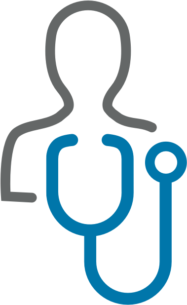Icon Of Doctor Wearing A Stethoscope Clipart (936x771), Png Download