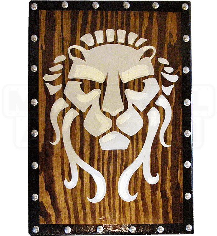Early Wooden Roman Lion Face Shield - Shield Clipart (772x772), Png Download